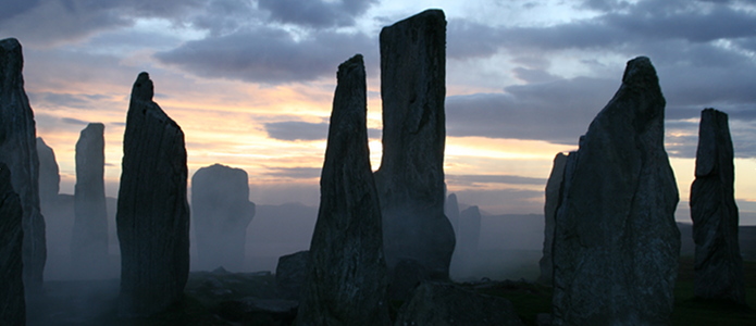 Callanish Standing Stones in the mist