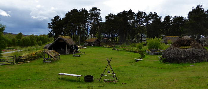 The village at the Highland Folk Museum used to film Rent