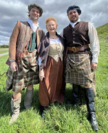 Marcia and her handsome grandsons